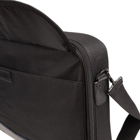 Geanta laptop Spacer, pentru laptopuri cu diagonala de de max. 17.3″, 1 compartiment, buzunar frontal, waterproof, material plastic/nylon, negru [2]