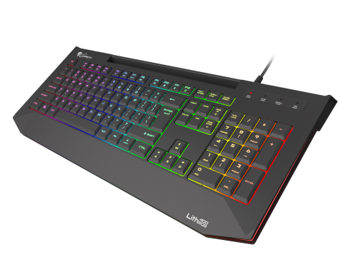 Tastaturi - GENESIS Lith 400 RGB keyboard Gaming USB QWERTY US International Black