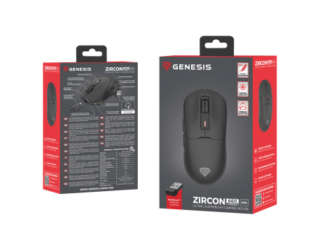 GENESIS NMG-2193 mouse Gaming Ambidextrous Bluetooth + USB Type-C Optical 26000 DPI [13]