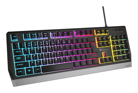 GENESIS Rhod 300 RGB keyboard Gaming USB QWERTY English Black [1]