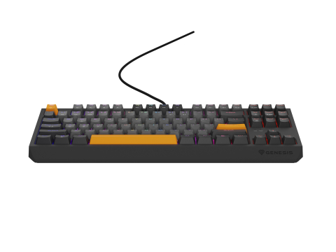 GENESIS Thor 230 TKL keyboard Gaming USB + RF Wireless + Bluetooth QWERTY Black, Grey, Orange [6]