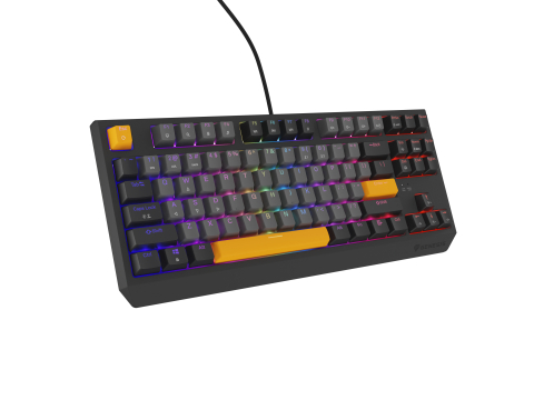 GENESIS Thor 230 TKL keyboard Gaming USB + RF Wireless + Bluetooth QWERTY Black, Grey, Orange [16]