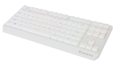 GENESIS Thor 230 TKL keyboard Gaming USB + RF Wireless + Bluetooth QWERTY US English White [1]