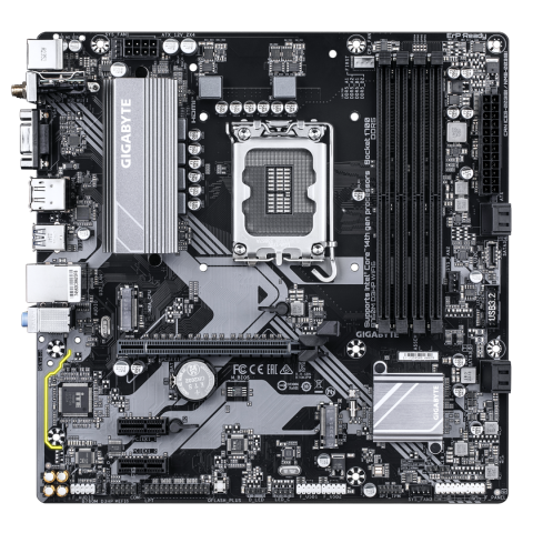 GIGABYTE B760M D3HP WIFI6 Motherboard - Supports Intel Core 14th Gen CPUs, 4+1+1 Phases Digital VRM, up to 5600MHz DDR5, 2xPCIe 4.0 M.2, Wi-Fi 6, GbE LAN, USB 3.2 Gen1 [1]