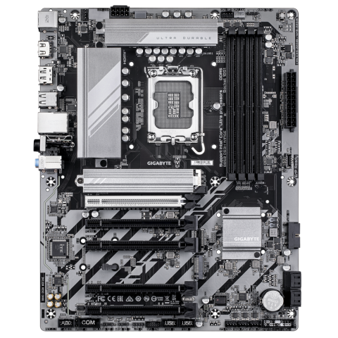 GIGABYTE B860 DS3H WIFI6E Motherboard - Intel Core Ultra Series CPUs, 8+1+2+2 Phases VRM, up to 9066MHz DDR5, 1xPCIe 5.0 + 1xPCIe 4.0 M.2, 2.5GbE LAN, WIFI 6E, USB 3.2 Gen 2x2 [1]