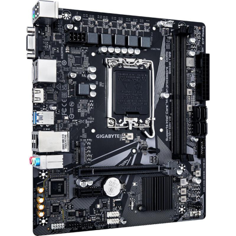 GIGABYTE H610M S2H V2 Motherboard - Supports Intel Core 14th CPUs, 4+1+1 Hybrid Phases Digital VRM, up to 5600MHz DDR5, 1xPCIe 3.0 M.2, GbE LAN, USB 3.2 Gen 1 [1]