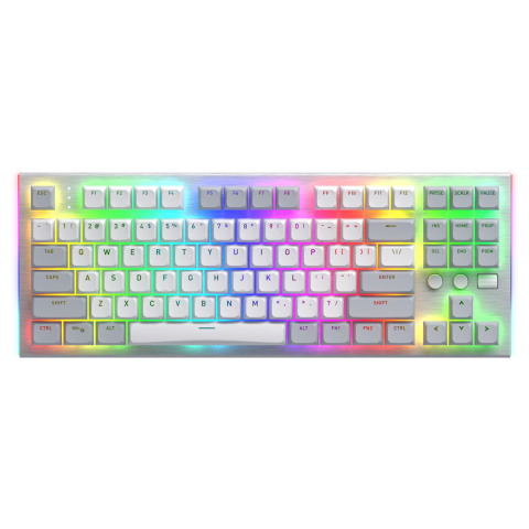 PC, Periferice & Software - HATOR Gravity TKL keyboard Gaming USB QWERTY US English White