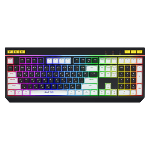 Tastaturi - HATOR Icefall keyboard Gaming USB QWERTY US English Black