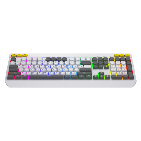 PC, Periferice & Software - HATOR Icefall keyboard Gaming USB QWERTY US English White
