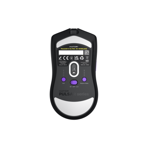 HATOR Pulsar 3 ULTRA 4K Wireless mouse Gaming Right-hand RF Wireless + Bluetooth + USB Type-A Optical 30000 DPI [4]