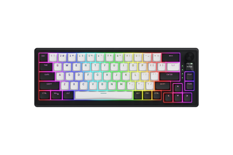 PC, Periferice & Software - HATOR Skyfall 65 MAG ULTIMA 8K wireless keyboard Gaming USB + RF Wireless + Bluetooth QWERTY US English Black, White