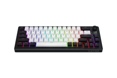 HATOR Skyfall 65 MAG ULTIMA 8K wireless keyboard Gaming USB + RF Wireless + Bluetooth QWERTY US English Black, White [7]