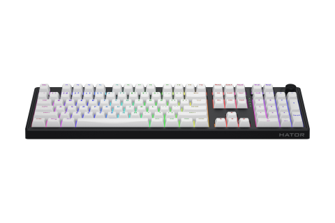 HATOR Skyfall Wireless 100 keyboard Gaming USB + RF Wireless + Bluetooth QWERTY US English Black, White [2]