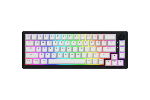 PC, Periferice & Software - HATOR Skyfall Wireless 65 keyboard Gaming USB + RF Wireless + Bluetooth QWERTY US English Black, White