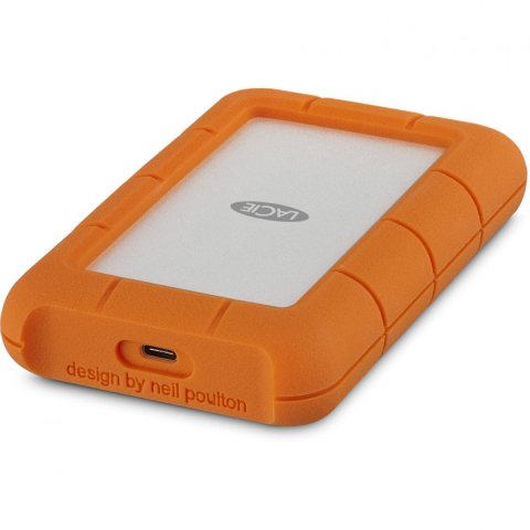 Hard Disk-uri externe - HDD Extern Lacie Rugged, 1TB, Argintiu,USB 3.0