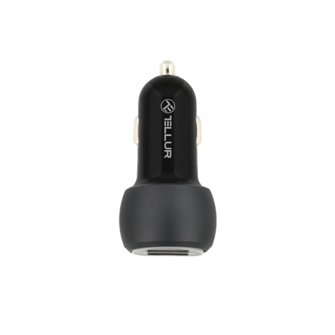 Incarcator auto Tellur FCC8, 6A, 36W (QC 3.0 + QC 3.0), negru [3]