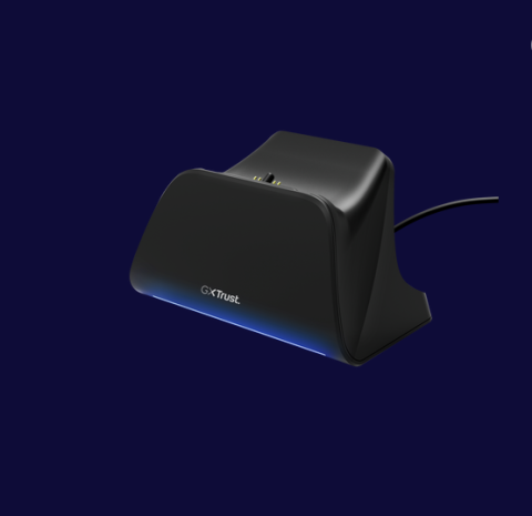 Incarcatoare telefoane - Incarcator pentru controller PS5 Trust GXT 255, material ABS, negru