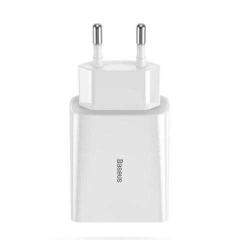 Incarcatoare telefoane - Incarcator retea Baseus Speed Mini, Quick Charge 20W, 1 x USB Type-C 5V/3.0A, alb