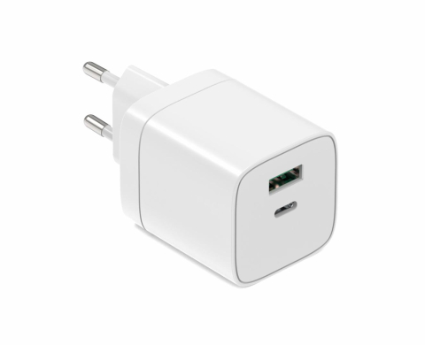 INCARCATOR SERIOUX 45W USB-C & USB-A de perete, USB-C: 5V/3A, 9V/3A, 12V/3A, 15V/3A, 20V/2,25A (45W) PPS: 3,3-11V/4,05A (45W), USB-A: 5V/3A, 9V/2A, 12V/1,5A (18W) USB-C+USB-A: 30W+12W=42W max. [1]