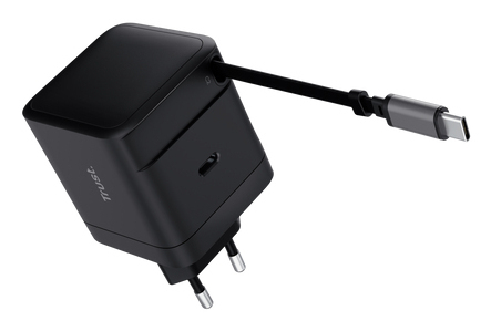 Incarcator Trust Maxo USB-C, putere maxima 65W, lungime cablu 67 cm, negru [2]