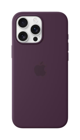 Alte Accesorii Telefoane - iPhone 16 Pro Max Silicone Case with MagSafe - Plum