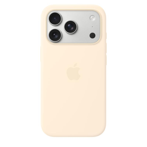 Alte Accesorii Telefoane - iPhone 17 Pro Silicone Case with MagSafe - Vanilla