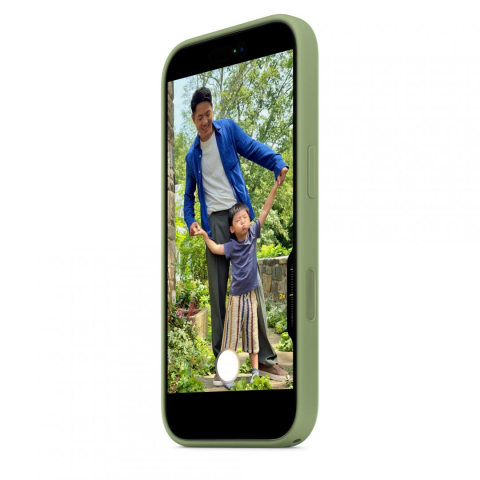 Accesorii Telefoane - iPhone 17 Silicone Case with MagSafe - Light Moss