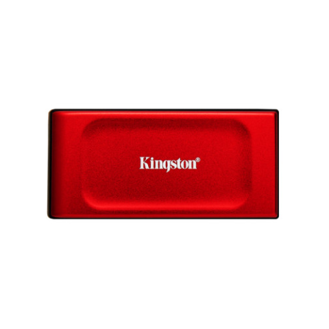 SSD-uri externe - Kingston Technology 2TB XS1000 Red External USB 3.2 Gen 2 Portable Solid State Drive