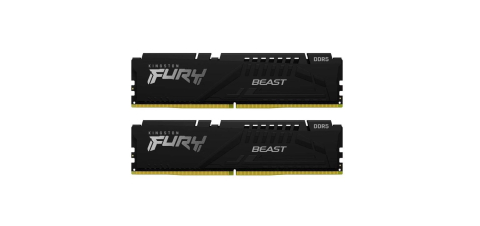 Memorii RAM - Kingston Technology FURY Beast 16GB 6000MT/s DDR5 CL36 DIMM (Kit of 2) Black EXPO