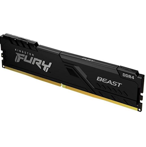 Memorii RAM - Kingston Technology FURY Beast 32GB 3600MT/s DDR4 CL18 DIMM (Kit of 2) Black
