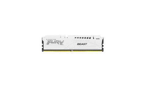 Memorii RAM - Kingston Technology FURY Beast 64GB 5600MT/s DDR5 CL36 DIMM (Kit of 2) White EXPO
