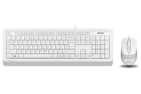 Kit Tastatura Mouse - KIT A4TECH F1010-W WHITE USB