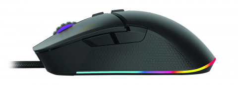 Kit Gaming Serioux Kayel 4 in 1, Tastatura de gaming, 104 taste, 19 taste Anti-ghosting , design slim, iluminare rainbow, structura metalica gri, taste negre + design cu palm rest, cablu USB 1.5M PVC, [6]