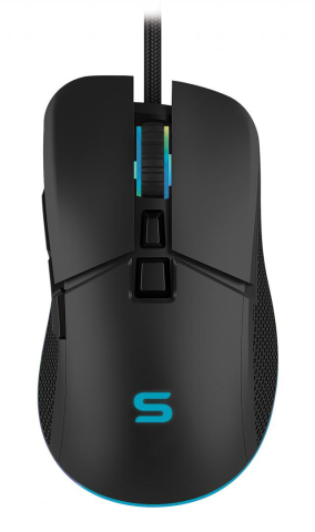Kit Gaming Serioux Kayel 4 in 1, Tastatura de gaming, 104 taste, 19 taste Anti-ghosting , design slim, iluminare rainbow, structura metalica gri, taste negre + design cu palm rest, cablu USB 1.5M PVC, plug and play, Mouse gaming, senzor Sunplus 199, 800-6400 DPI, switch HUANO, pana la 20 milioane de [5]