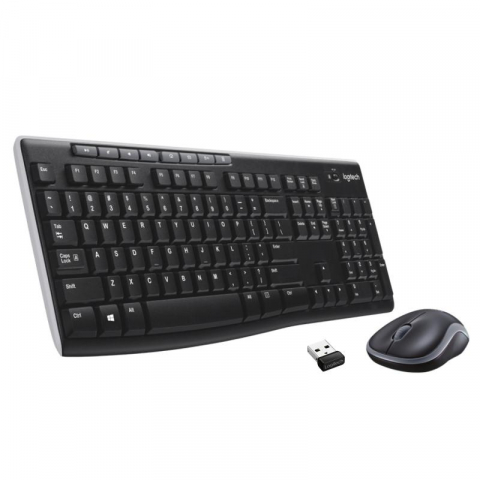 Kit Logitech Wireless Mk270, Usb, Black, 920-004508 [2]