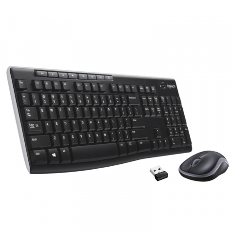 Kit Logitech Wireless Mk270, Usb, Black, 920-004508 [1]