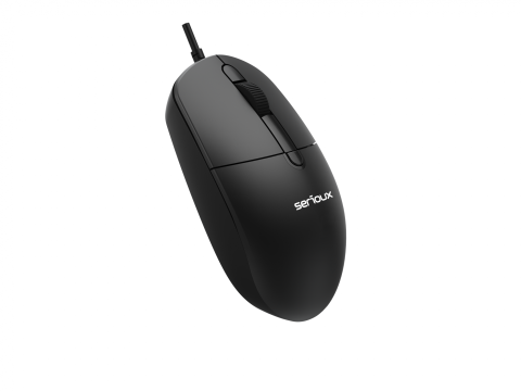 Kit Serioux cu fir, Tastatura: interfata USB, 104 taste, material ABS, US layout, lungime cablu 1.5m PVC,  dimensiuni 440*159*25mm, negru, Mouse: interfata USB, 4 butoane, polling rate 125 Hz, rezolutie DPI 1000, lungime cablu 1.5m PVC, dimensiuni 109*61*37mm, negru [7]