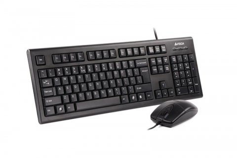 Kit tastatura + mouse A4tech KR-8520D, cu fir, negru [3]