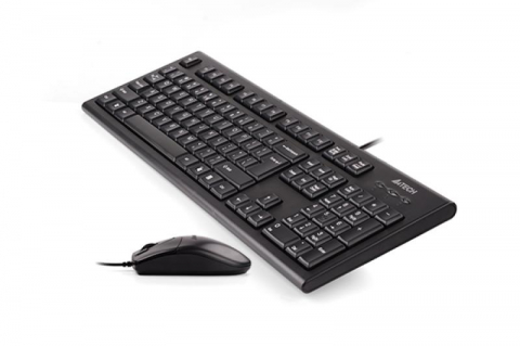 Kit tastatura + mouse A4tech KR-8520D, cu fir, negru [5]