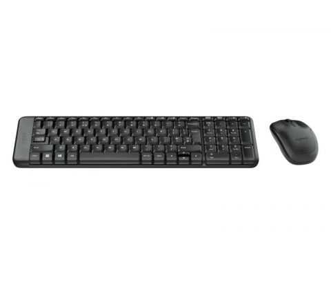 Kit tastatura + mouse Logitech MK220, tastatura fara fir standard, mouse optic, negru [3]