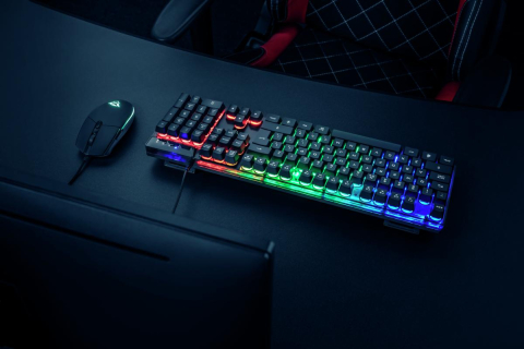 Kit Tastatura + Mouse Trust GXT 838 Azor Gaming Combo, negru [6]
