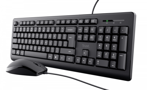 Kit tastatura + mouse Trust Primo, wired, negru [3]