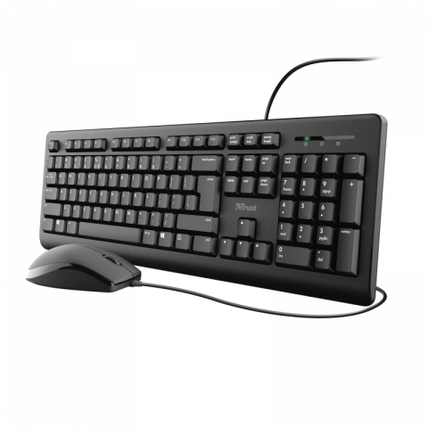 Kit tastatura + mouse Trust Primo, wired, negru [2]