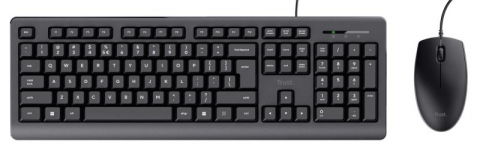 Kit tastatura + mouse Trust Primo, wired, negru [7]