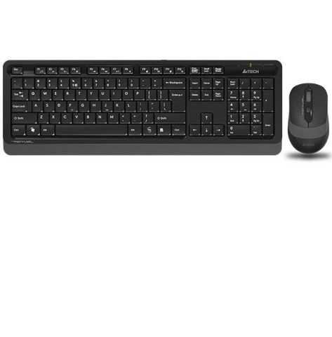 Kit Tastatura Mouse - Kit Tastatura si Mouse A4Tech FG1010, wireless, Grey