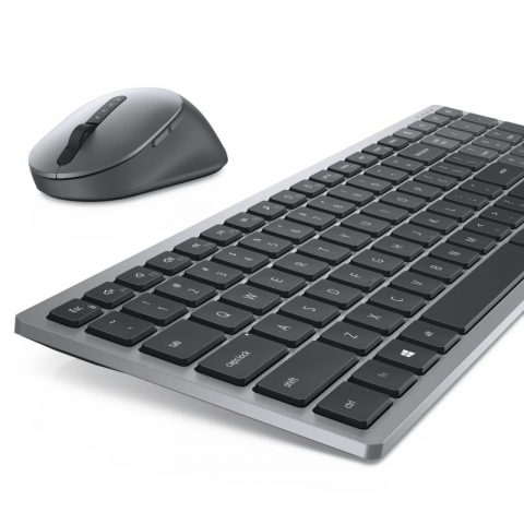 Kit tastatura si mouse Dell KM7120W, Wireless, Titan grey [17]