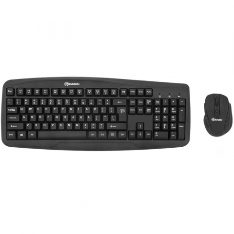 Periferice PC - Kit Tellur tastatur? ?i mouse f?r? fir, tip tastatura SUA, 105 taste, rezolutie mouse 800/1200/1600 DPI reglabil, negru