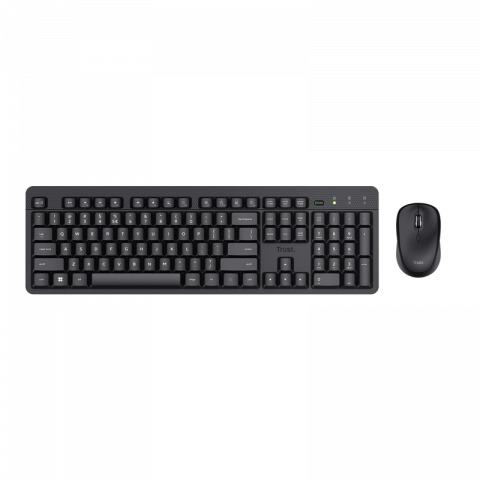 Periferice PC - Kit Trust Ody II wireless, negru