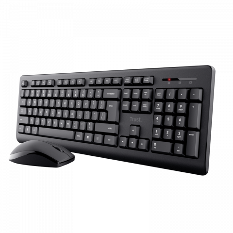 Kit Trust Primo tastatura standard, mouse wireless optic, rezoltie maxima 1200 DPI, negru [4]