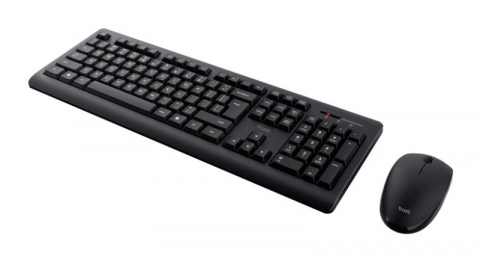 Kit Trust Primo tastatura standard, mouse wireless optic, rezoltie maxima 1200 DPI, negru [7]